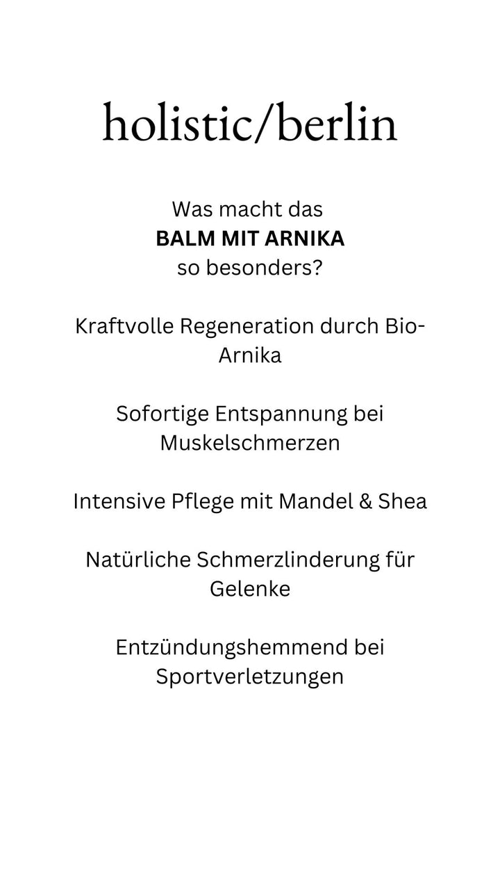 Balm mit Arnika