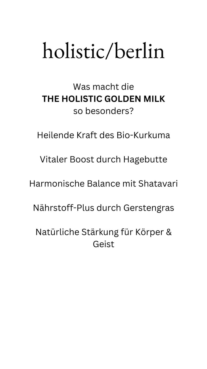 The Holistic Golden Milk