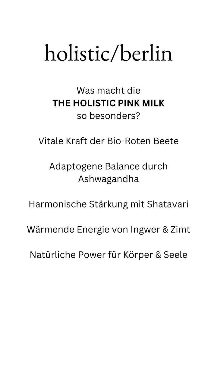 The Holistic Pink Milk
