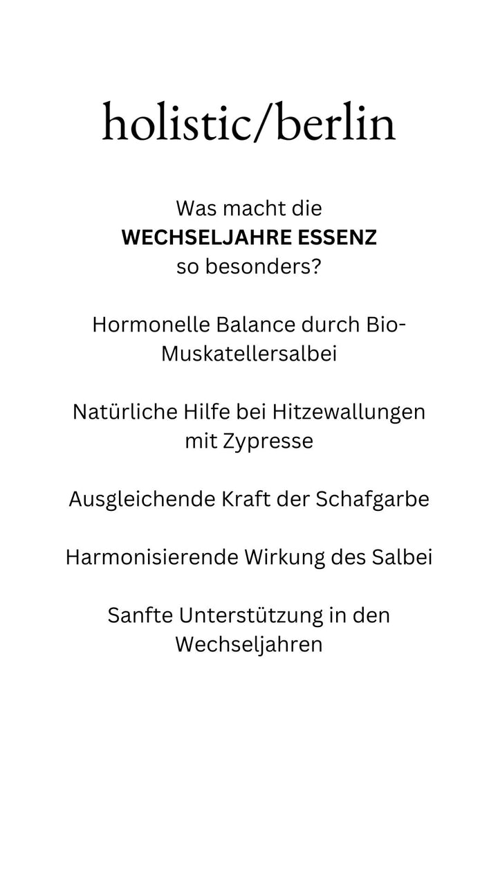 Wechseljahre Essenz