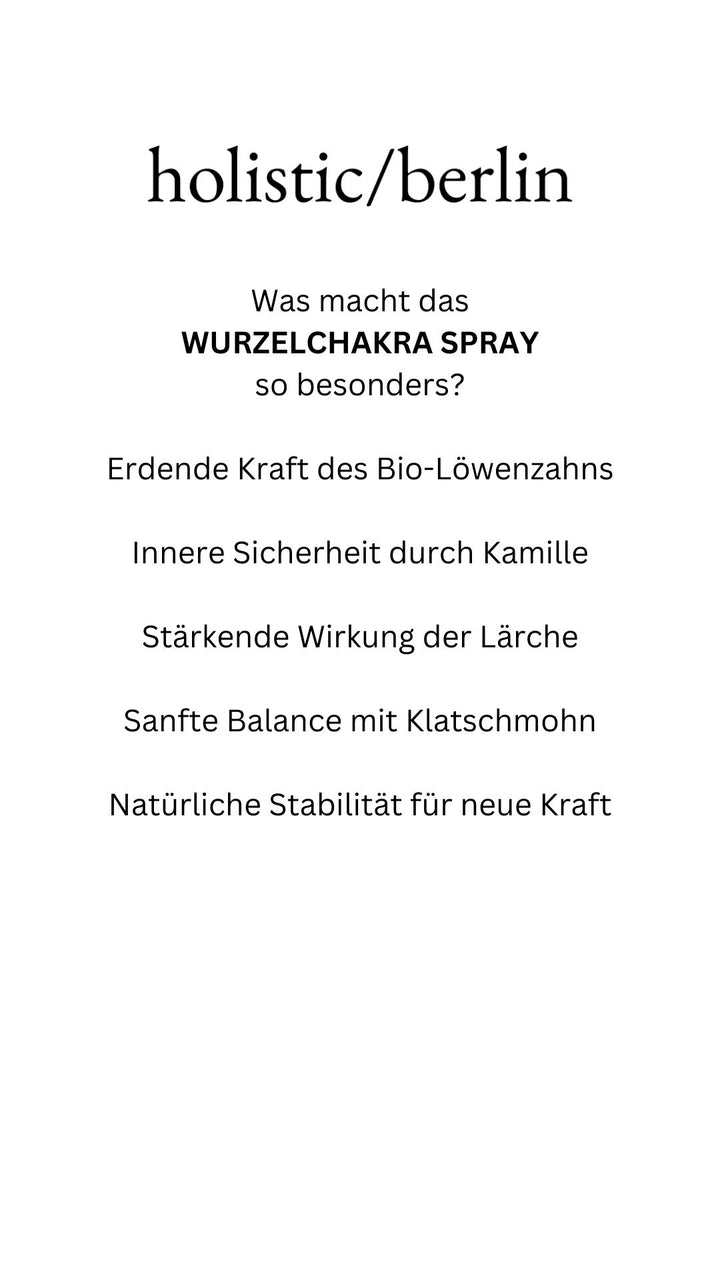 Wurzelchakra Spray