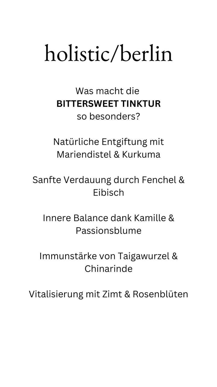 Bittersweet Tinktur