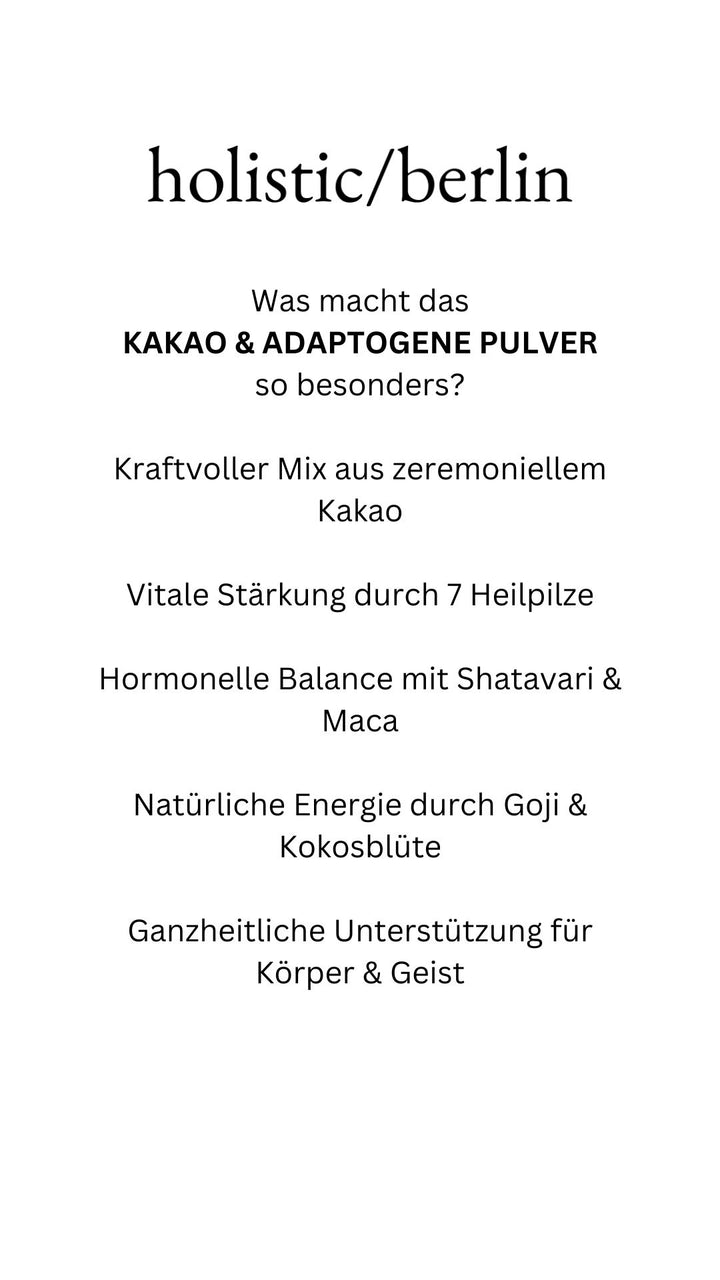 Kakao & Adaptogene Pulver