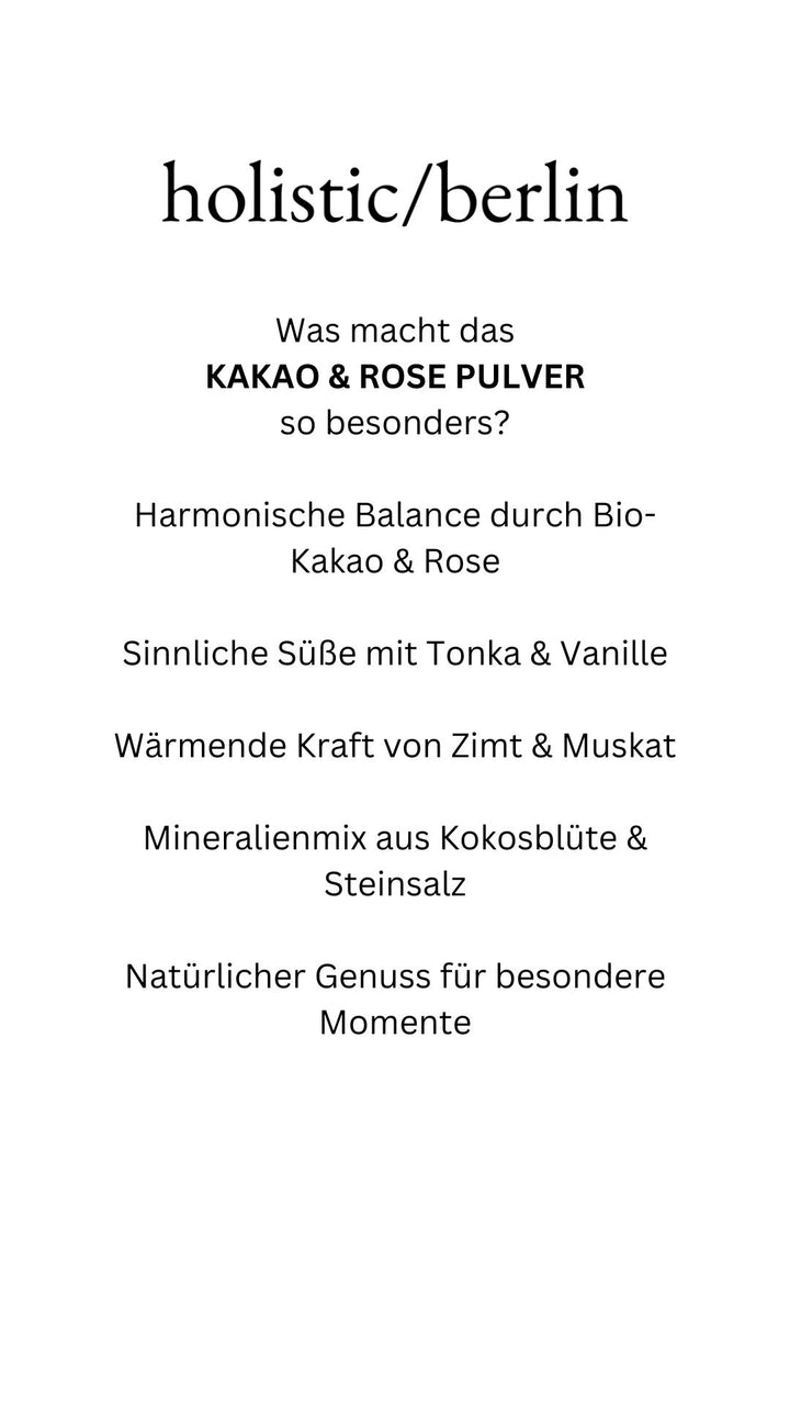 Kakao & Rose Pulver