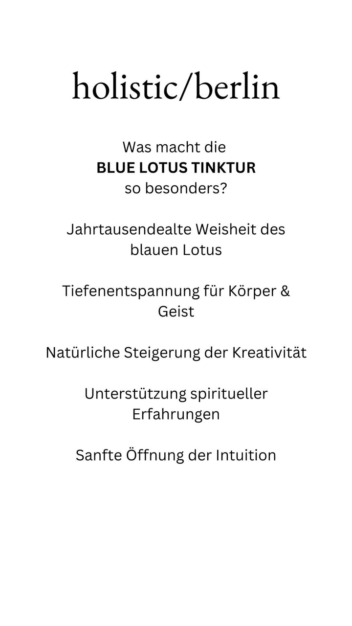 Blue Lotus Tinktur
