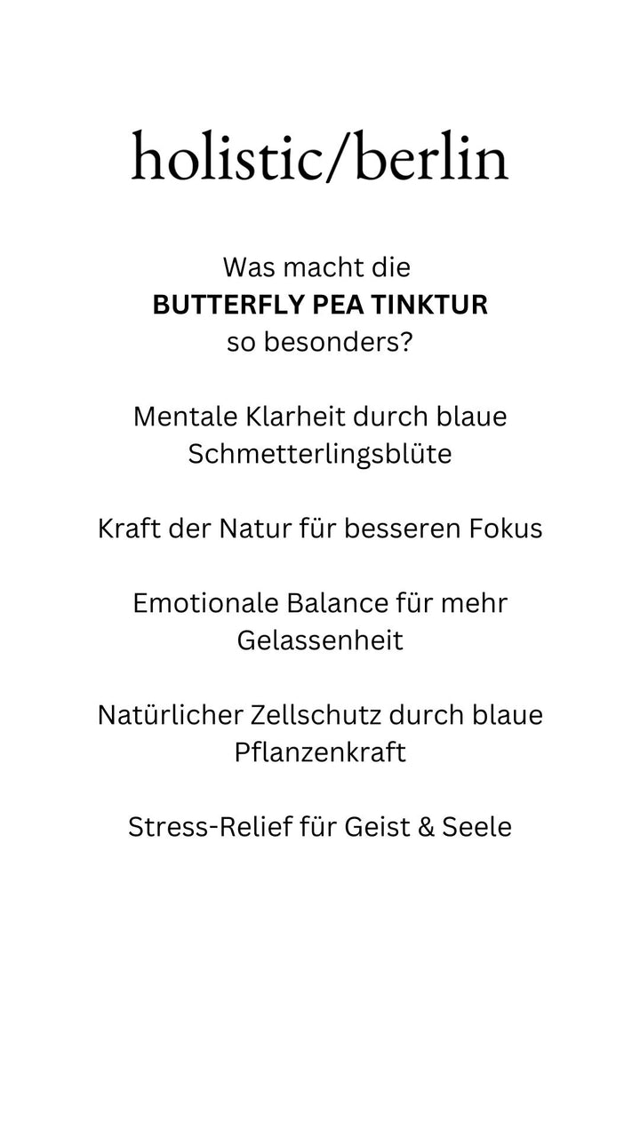 Butterfly Pea Tinktur