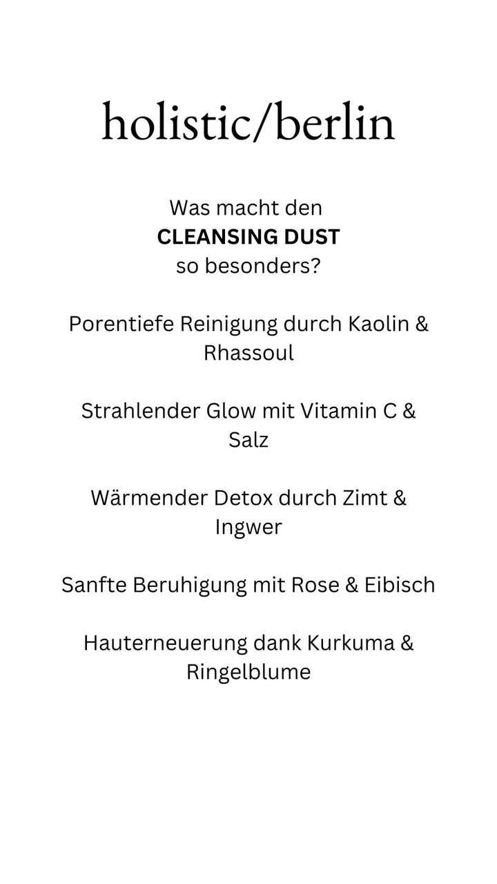 Cleansing Dust