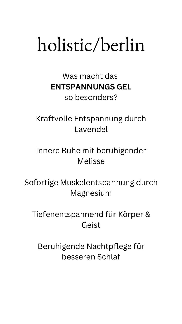 Entspannungs Gel