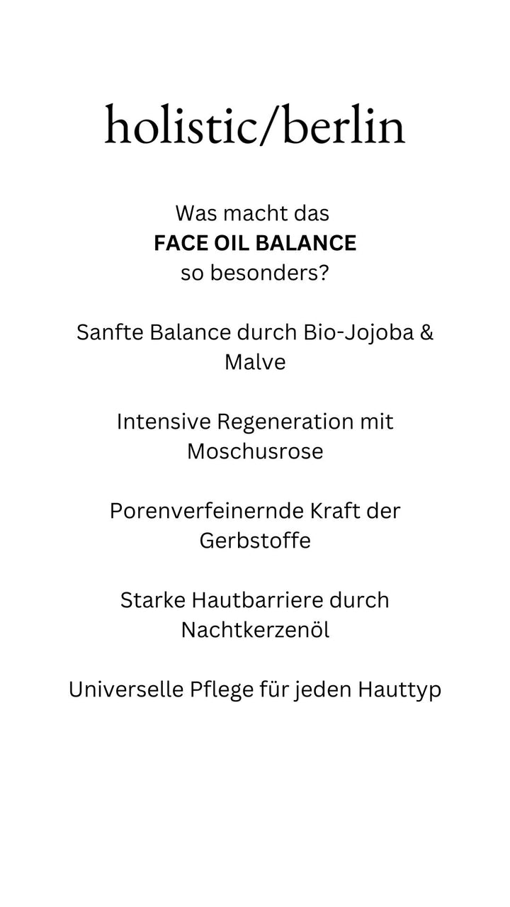 Face Oil Balance