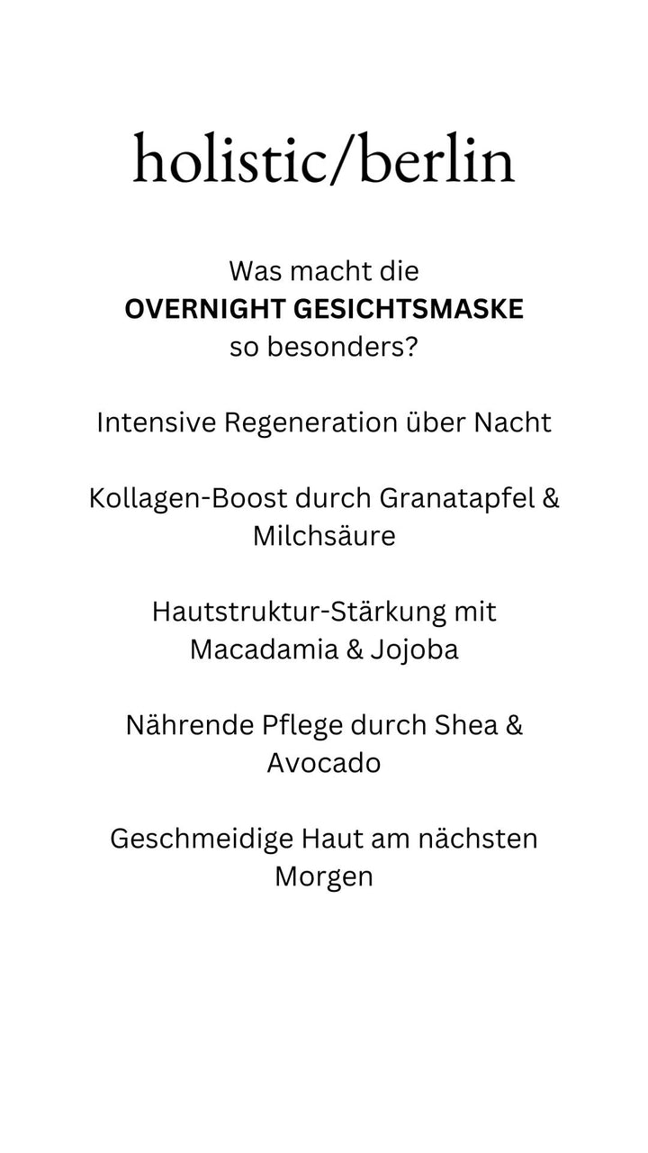 Overnight Gesichtsmaske