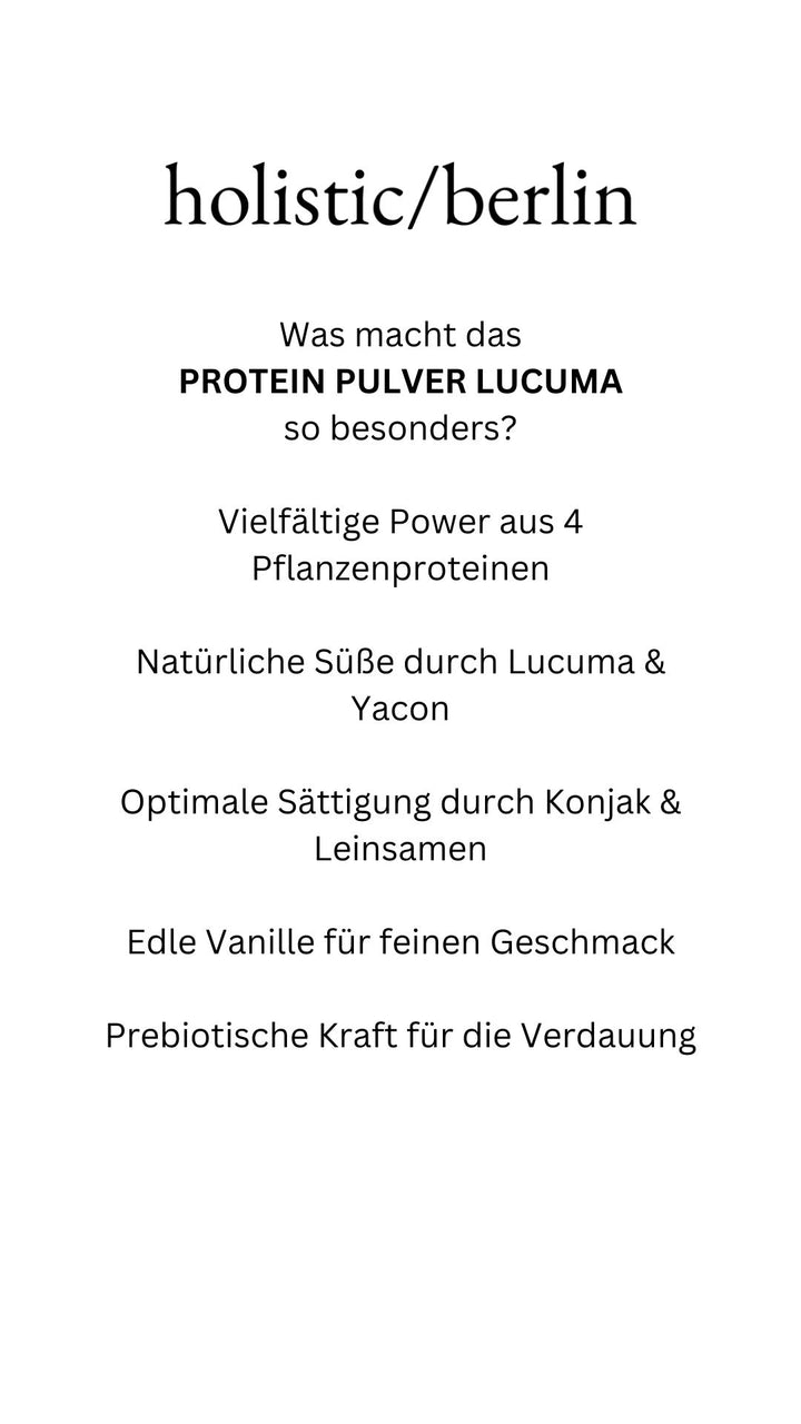 Protein Pulver Lucuma