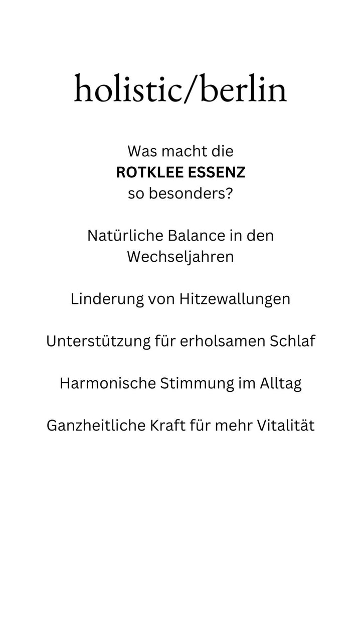 Rotklee Essenz