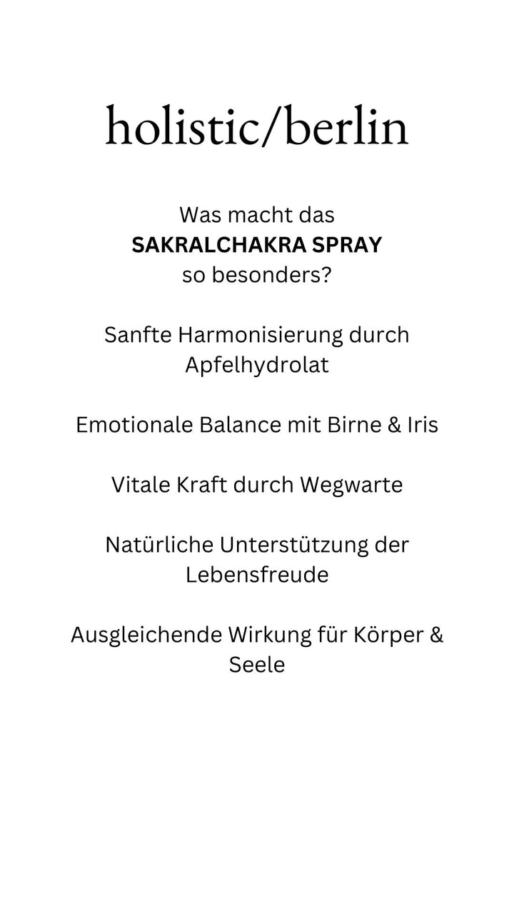 Sakralchakra Spray