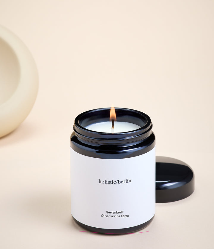 Seelenkraft Olivenwachs Duftkerze