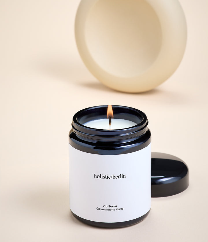 Via Sacra Olivenwachs Kerze