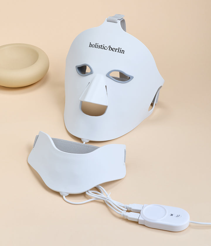 LED Gesichts- und Hals Maske