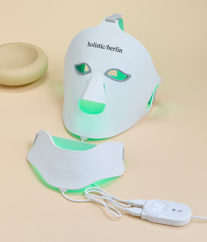 LED Gesichts- und Hals Maske
