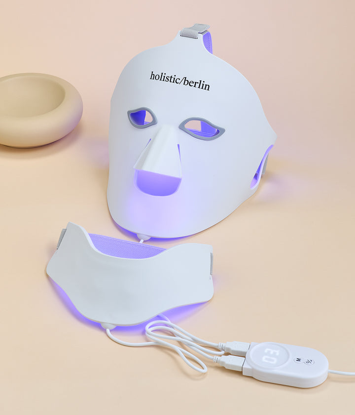 LED Gesichts- und Hals Maske
