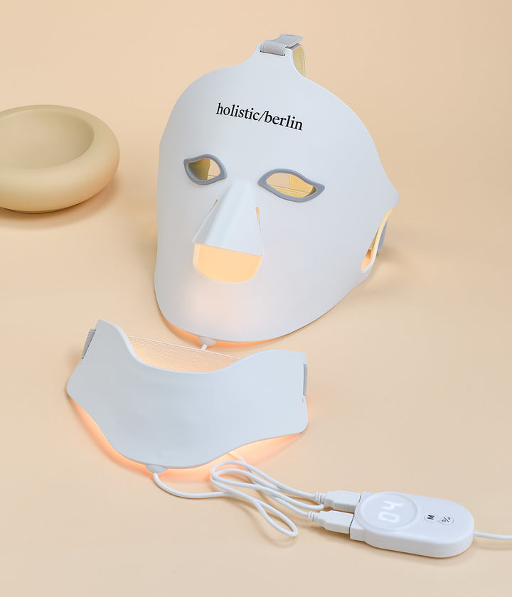 LED Gesichts- und Hals Maske