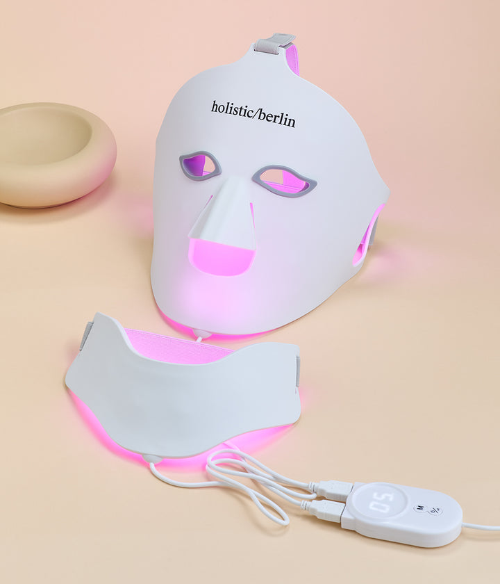LED Gesichts- und Hals Maske