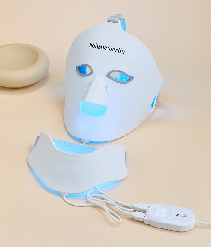 LED Gesichts- und Hals Maske