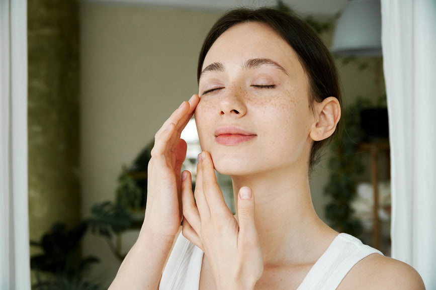 7 Skin Method Anwendung mit Handflächen - koreanische Hautpflege-Technik für empfindliche Haut