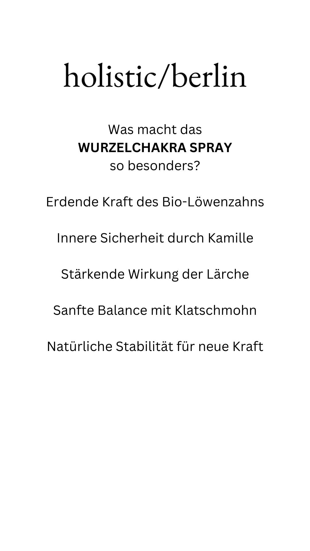 Wurzelchakra Spray