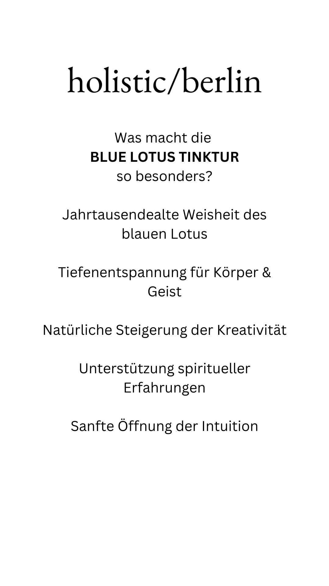 Tintura de loto azul