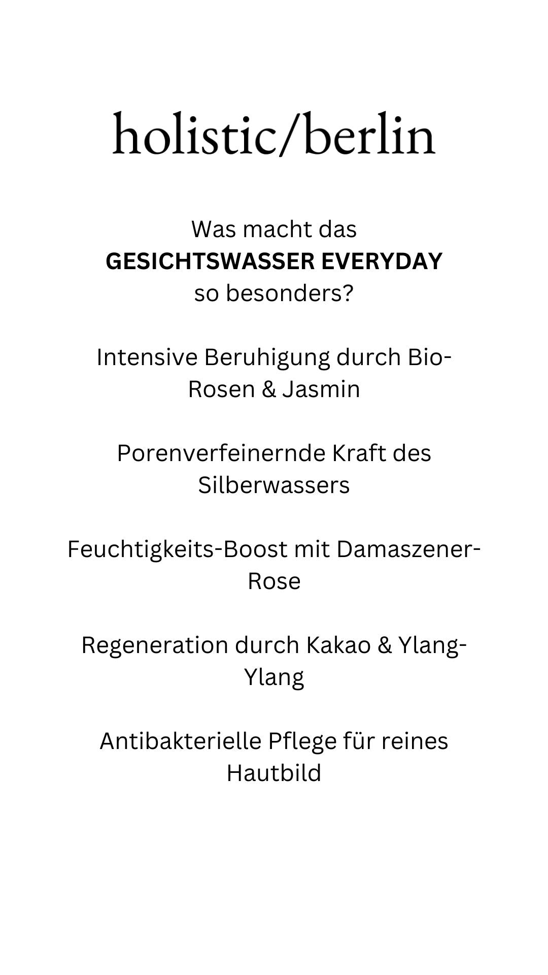 Gesichtswasser everyday+