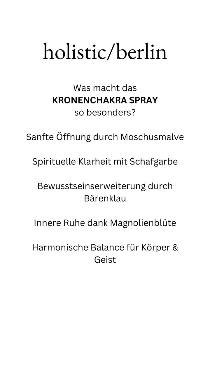 Spray para el chakra de la corona