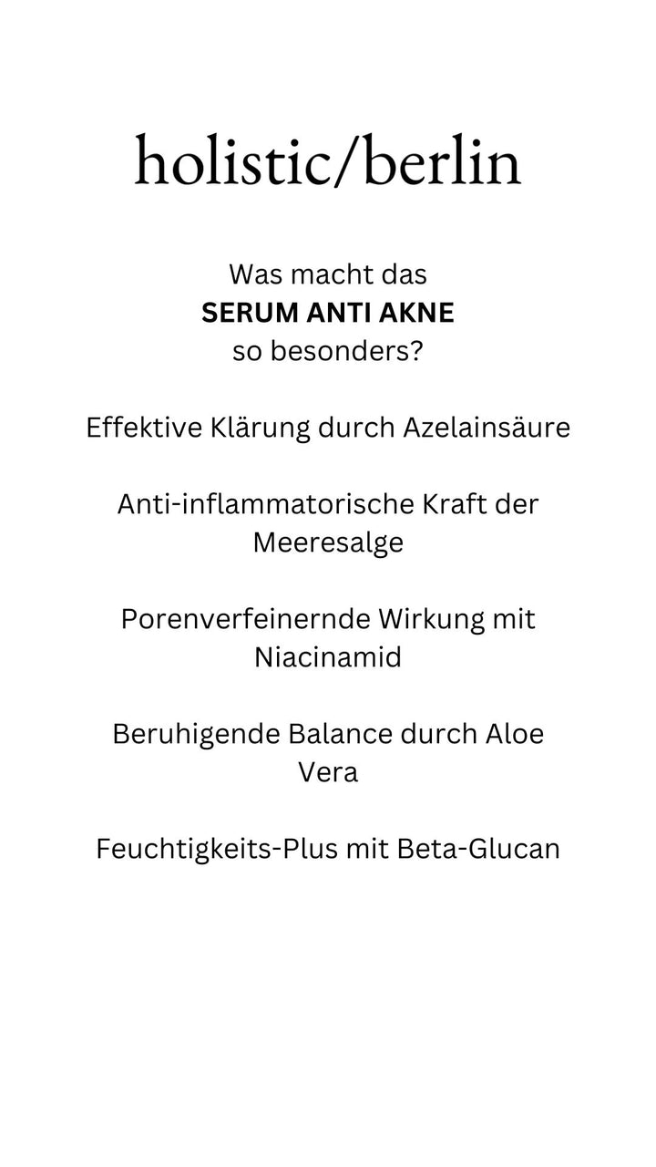 Anti-acne serum