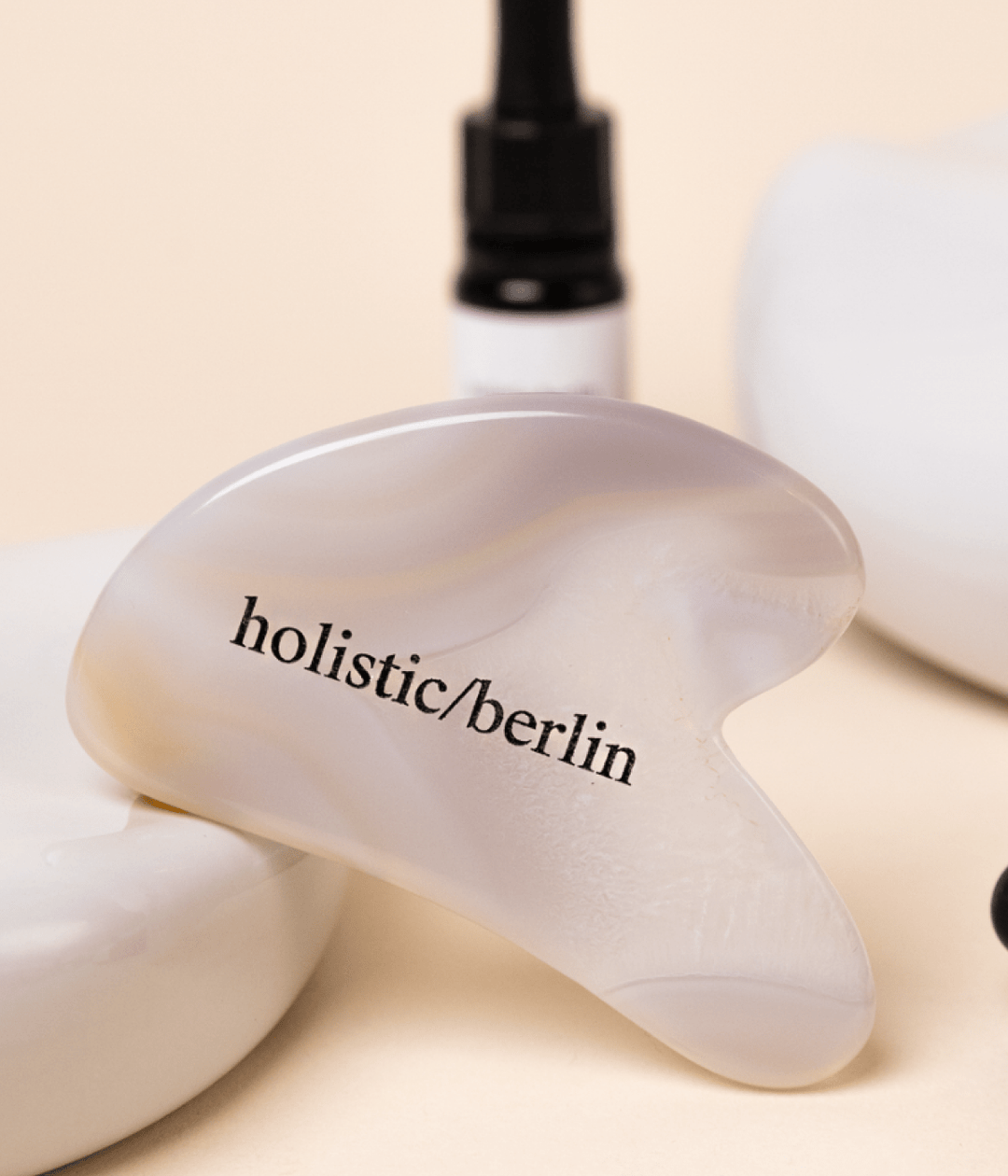 Gua Sha Heart Agates