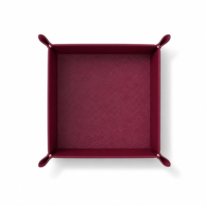 3er Set Beauty und Accessoires Trays - Farbe Burgundy
