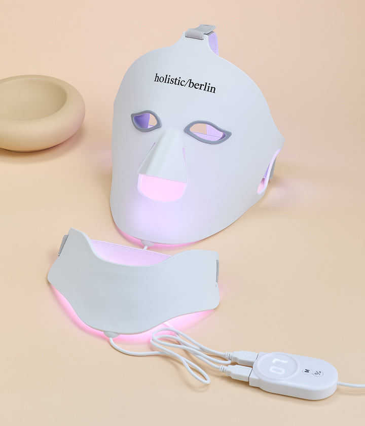 LED face and neck mask